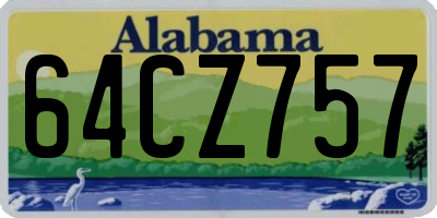AL license plate 64CZ757