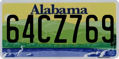 AL license plate 64CZ769