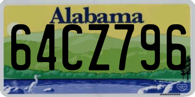 AL license plate 64CZ796