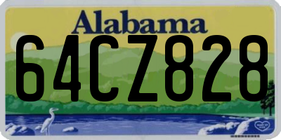 AL license plate 64CZ828