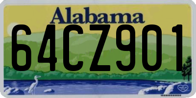 AL license plate 64CZ901