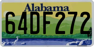 AL license plate 64DF272