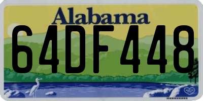 AL license plate 64DF448