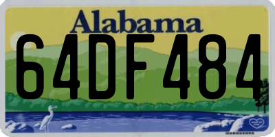 AL license plate 64DF484
