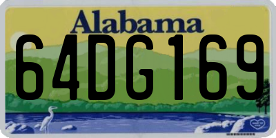 AL license plate 64DG169