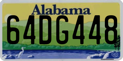 AL license plate 64DG448