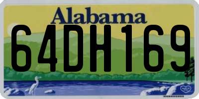 AL license plate 64DH169