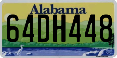 AL license plate 64DH448
