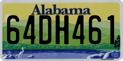 AL license plate 64DH461