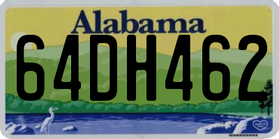 AL license plate 64DH462