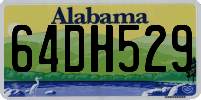 AL license plate 64DH529