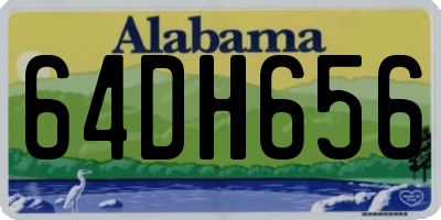 AL license plate 64DH656