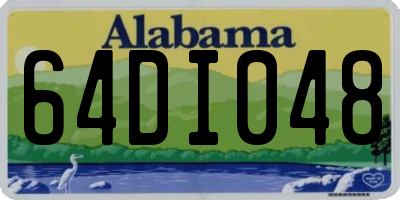 AL license plate 64DI048