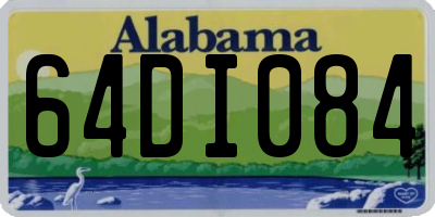 AL license plate 64DI084