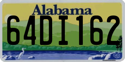 AL license plate 64DI162