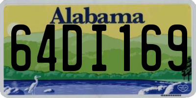 AL license plate 64DI169