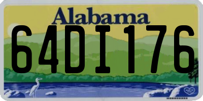 AL license plate 64DI176
