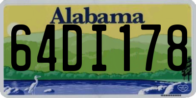 AL license plate 64DI178