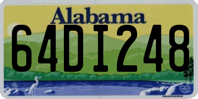 AL license plate 64DI248