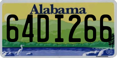 AL license plate 64DI266