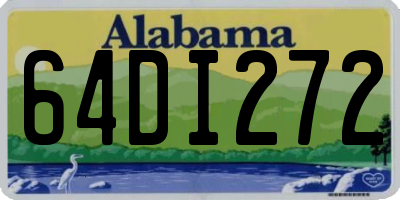 AL license plate 64DI272