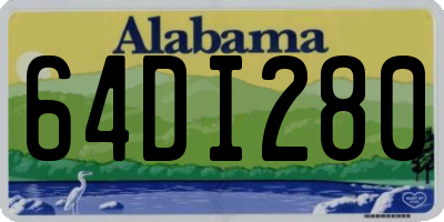 AL license plate 64DI280