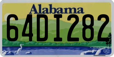 AL license plate 64DI282