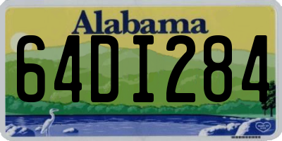 AL license plate 64DI284