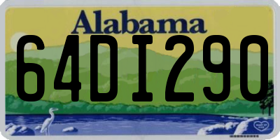 AL license plate 64DI290