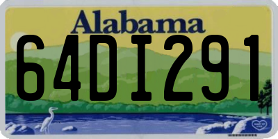 AL license plate 64DI291