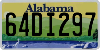 AL license plate 64DI297