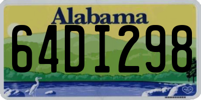 AL license plate 64DI298