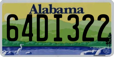 AL license plate 64DI322