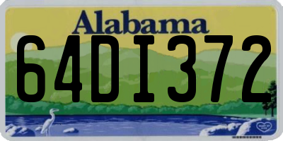 AL license plate 64DI372