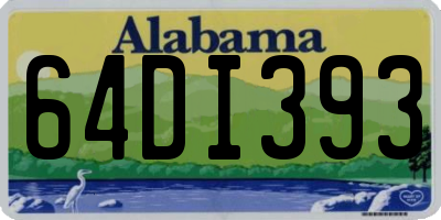 AL license plate 64DI393