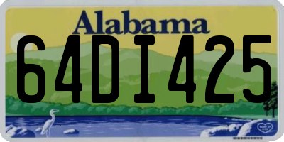 AL license plate 64DI425