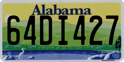 AL license plate 64DI427