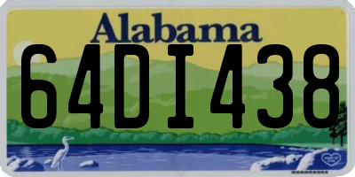 AL license plate 64DI438