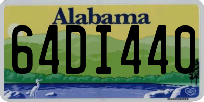 AL license plate 64DI440