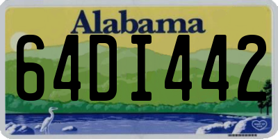 AL license plate 64DI442
