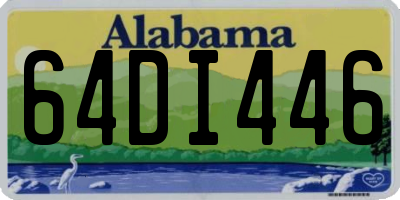 AL license plate 64DI446
