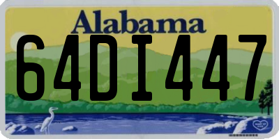 AL license plate 64DI447