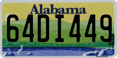 AL license plate 64DI449