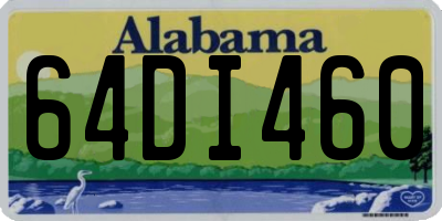 AL license plate 64DI460