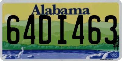 AL license plate 64DI463