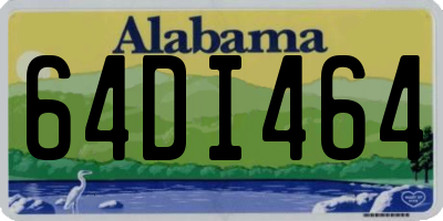 AL license plate 64DI464