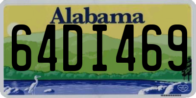 AL license plate 64DI469