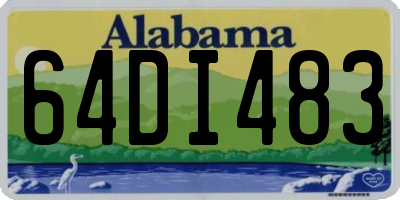AL license plate 64DI483