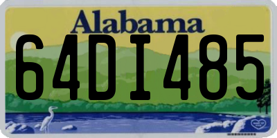 AL license plate 64DI485