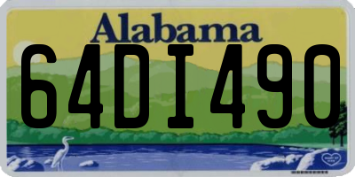 AL license plate 64DI490